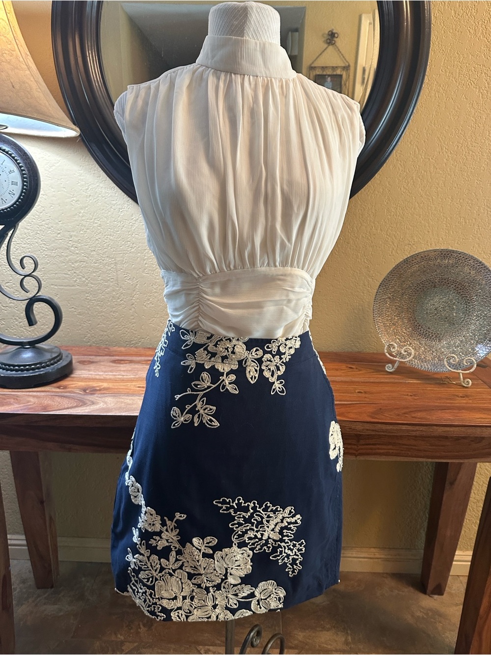 J Crew Pencil Skirt in Navy